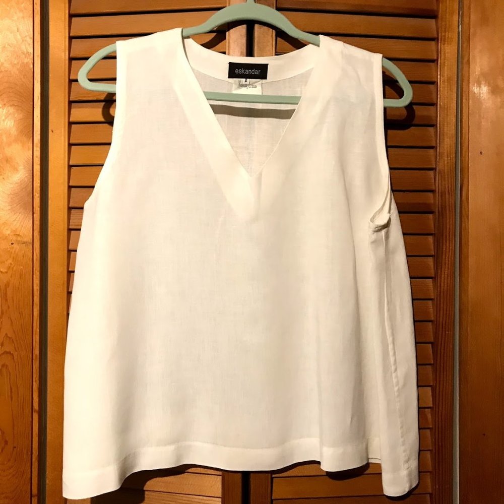 eskandar linen top